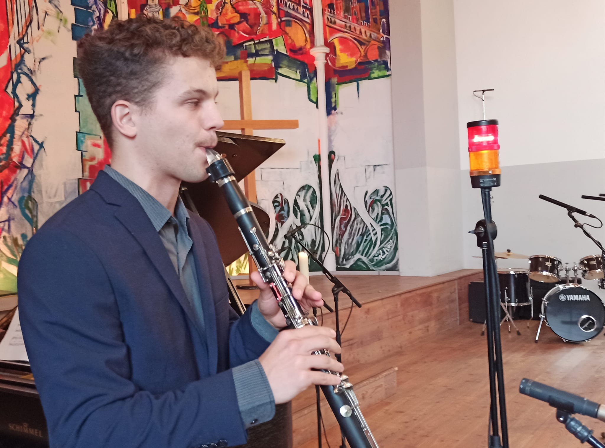 Jacob Strecker im RBB-Godie am 18.09.2022 in der Friedenskirche